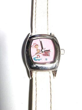 Paul Frank Julius watch with cream leather band